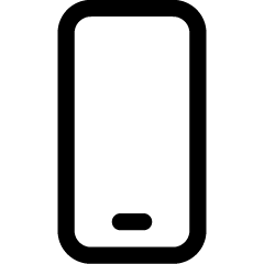 スマートフォンのフリーアイコン 太線 Smartphone Icon Line Fat Icon City Freebie アイコンシティ フリーアイコン素材