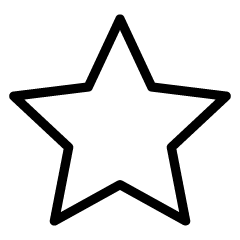 星のフリーアイコン 線 Star Icon Line Icon City Freebie アイコンシティ フリーアイコン素材